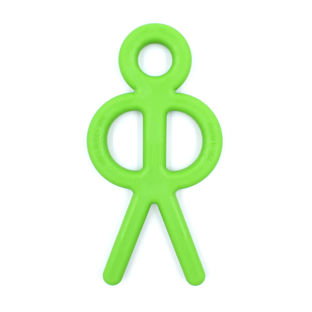 Buddy Bite™ Chewable Stick Figure Lime Green - Medium image 0
